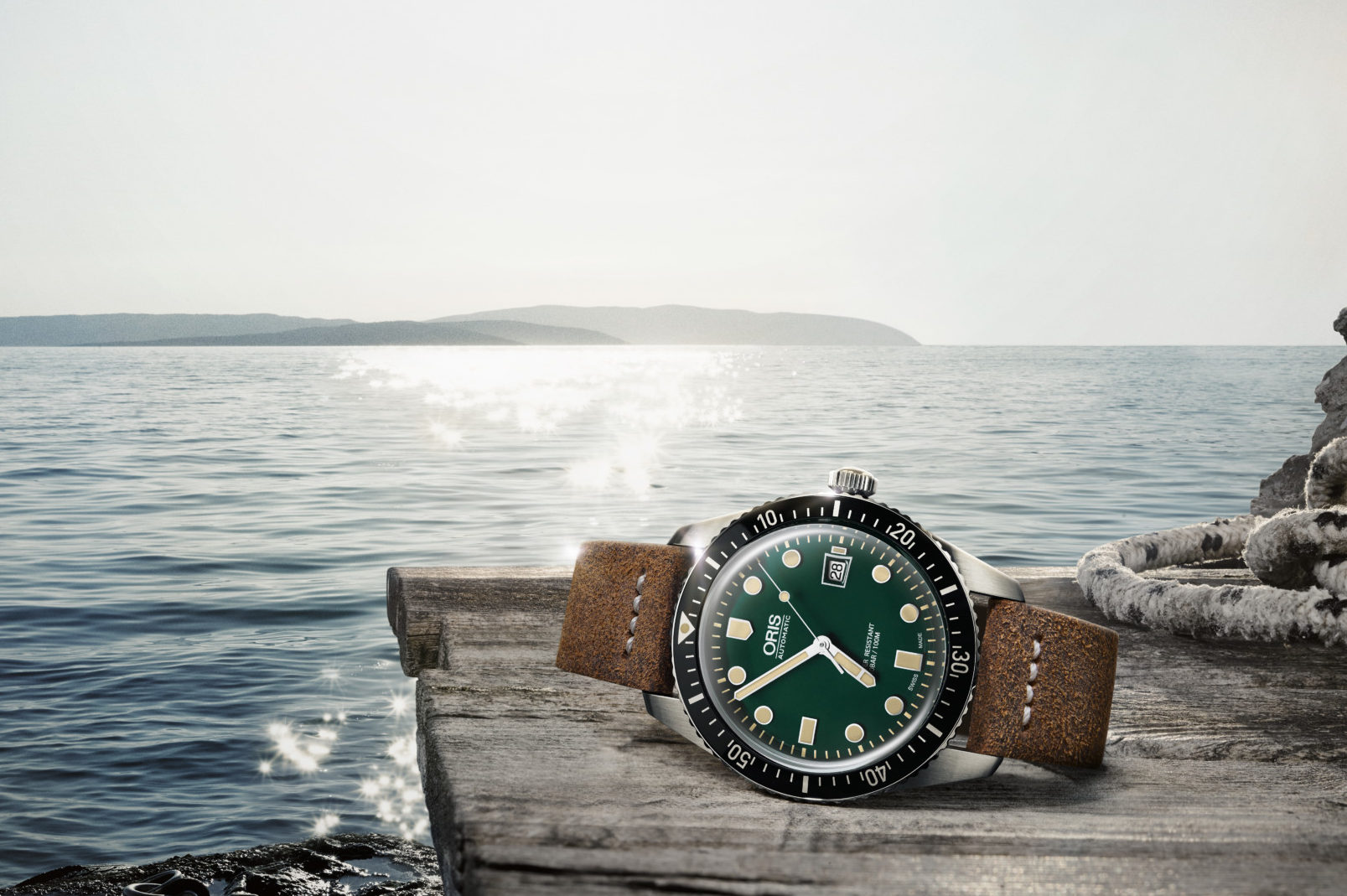 oris 65 green dial