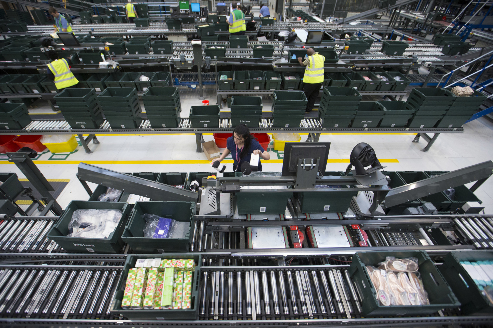 Black Friday at the John Lewis Magna Park Campus distribution centre, Milton Keynes.