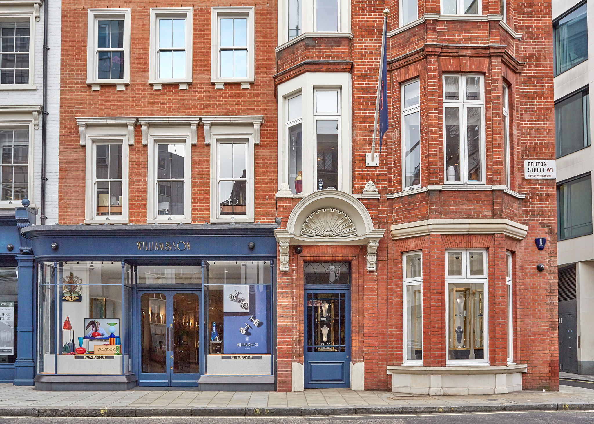 The discreet exterior of William & Son.