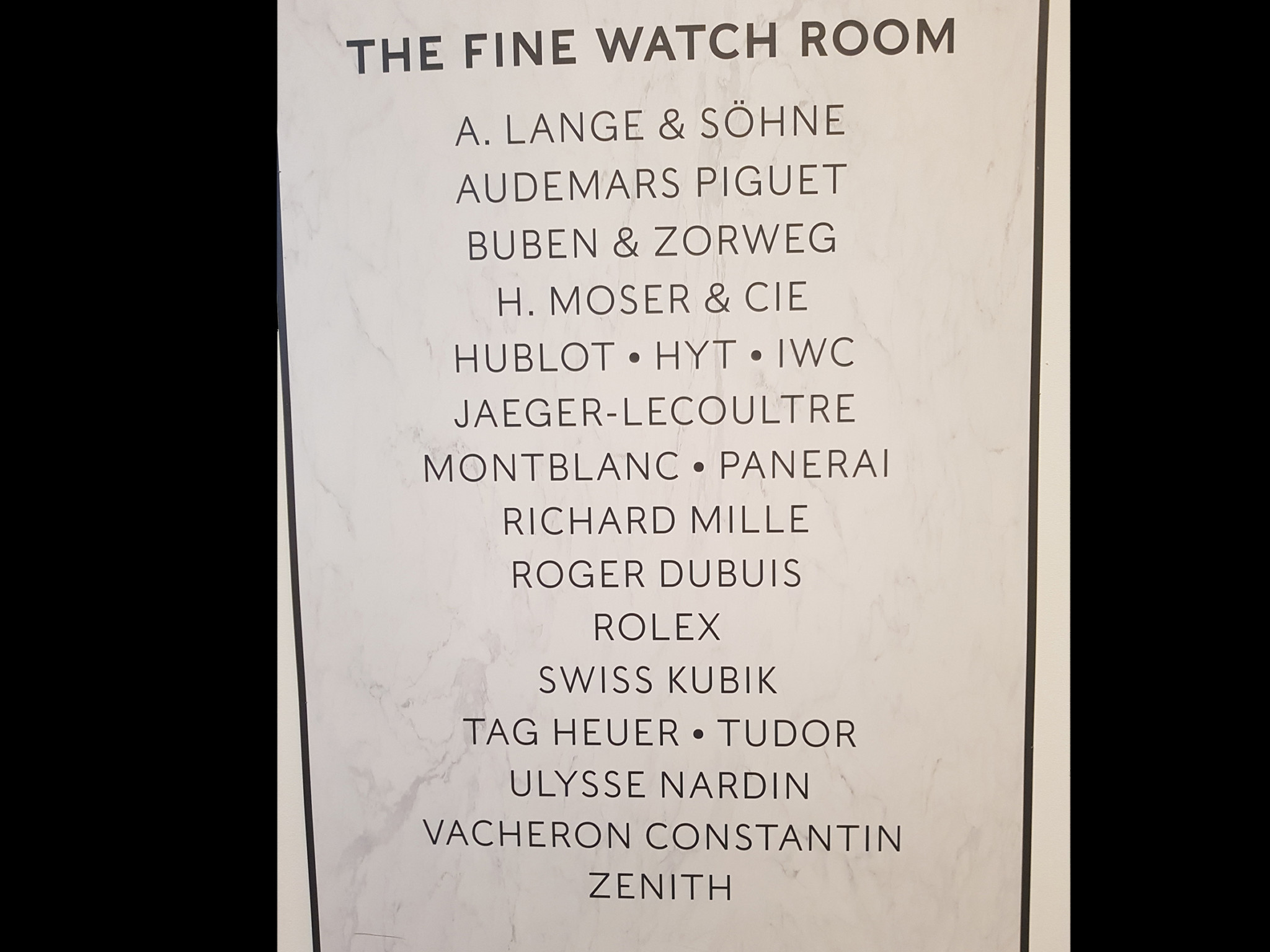 EXCLUSIVE: Swatch Group brands absent from Harrods Fine Watch Room
