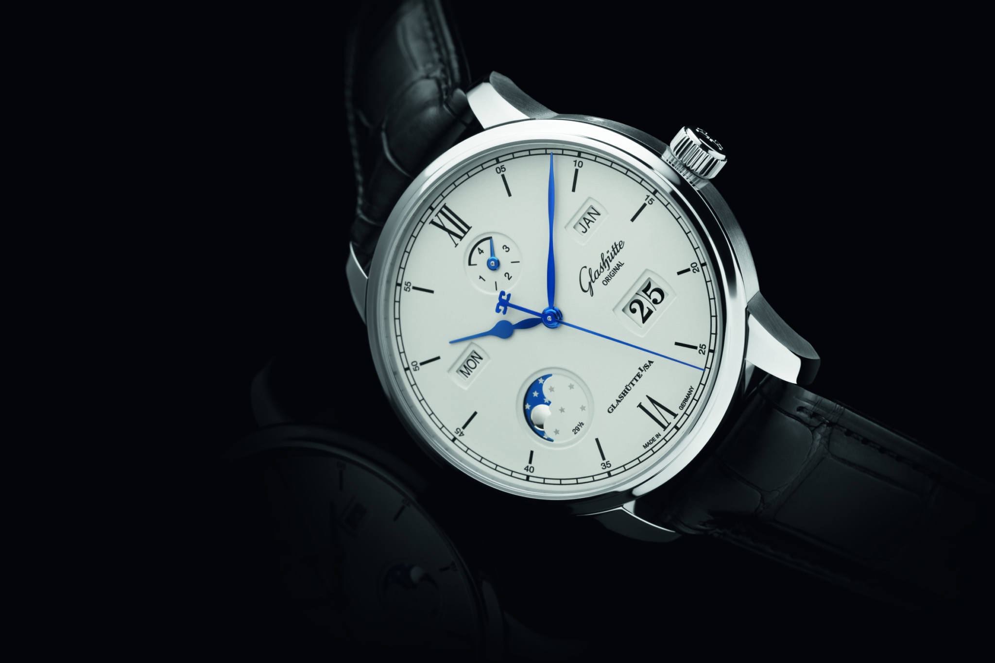 Glashutte Original's Senator Excellence Perpetual Calendar demonstrates classical German watchmaking design and engineering.