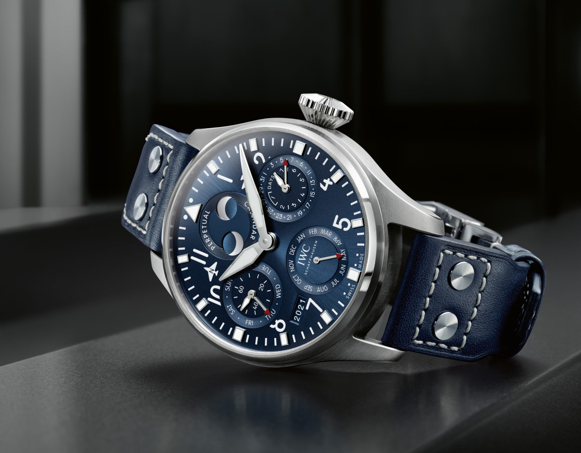 IWC Big Pilot Perpetual Calendar Lands In Steel