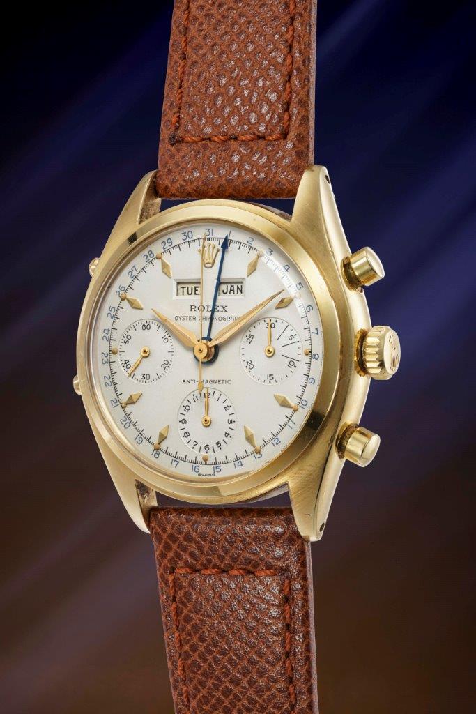 Eric Clapton's Golden Rolex Chronograph Heads To Auction