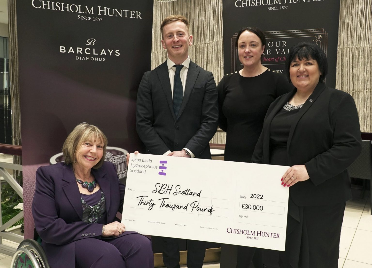 Cancelled Burns Dinner Doesn't Stop Chisholm Hunter Donating £30,000 To