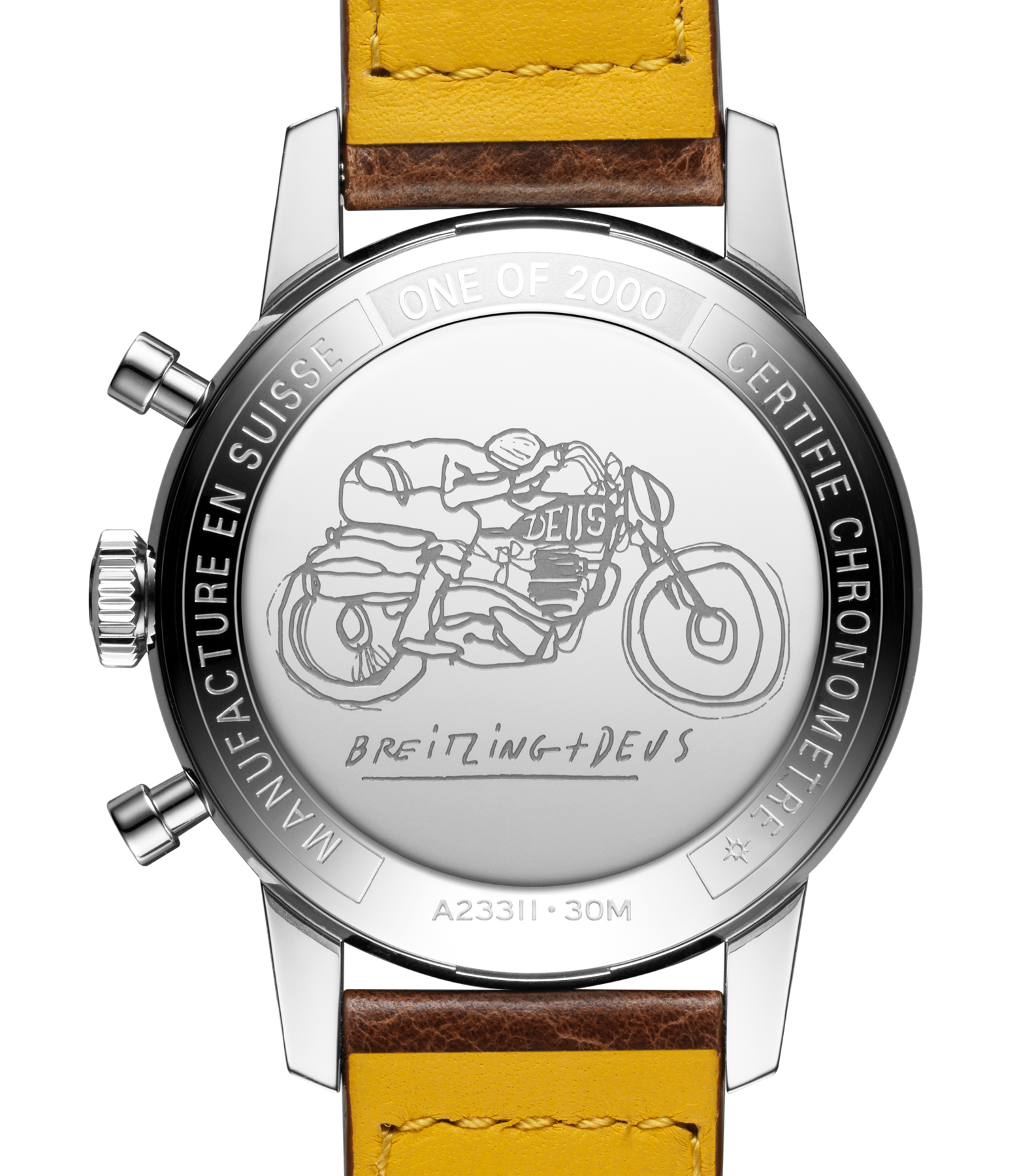 Deus Ex Machina Designs A Second Top Time Chronograph With Breitling